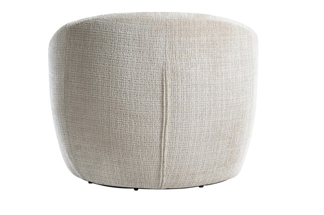 Fauteuil ALPINE pivotant 360° tissu texturé beige