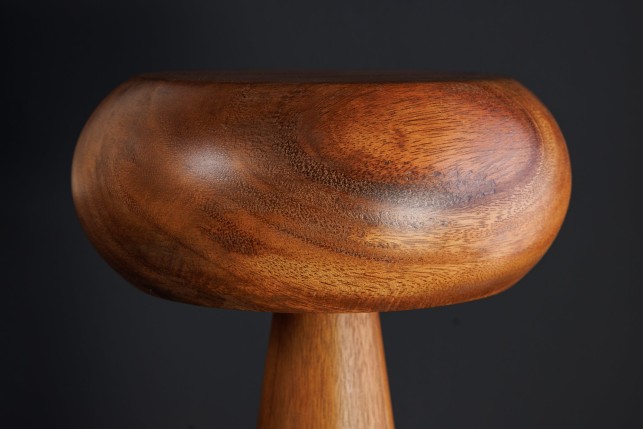Lampe de table ALVA 40cm fer et acacia naturel