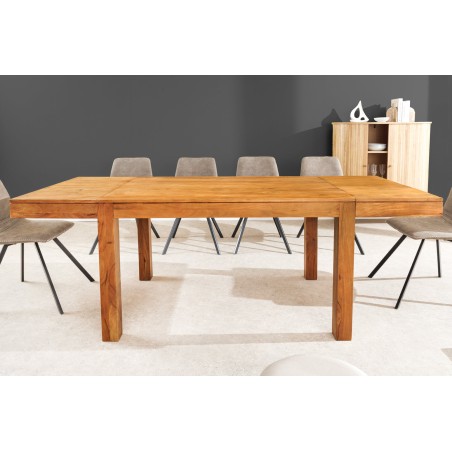 Table à manger extensible PURE acacia massif 120-200cm