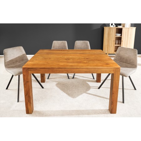 Table à manger extensible PURE acacia massif 120-200cm