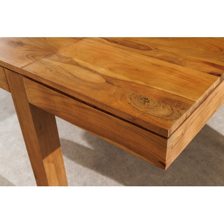 Table à manger extensible PURE acacia massif 120-200cm