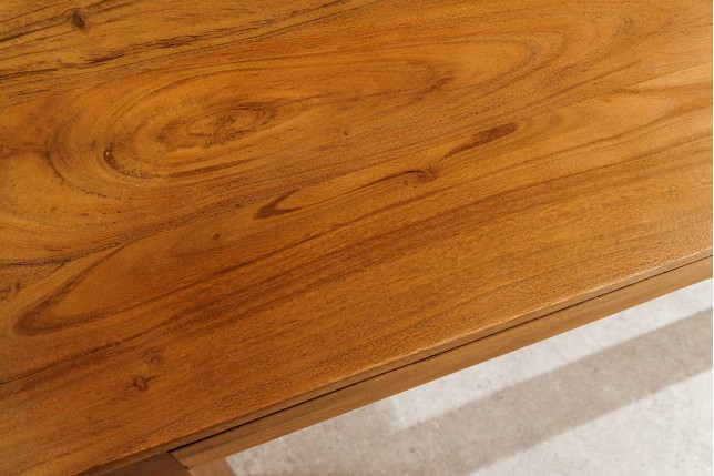 Table à manger extensible PURE acacia massif 120-200cm