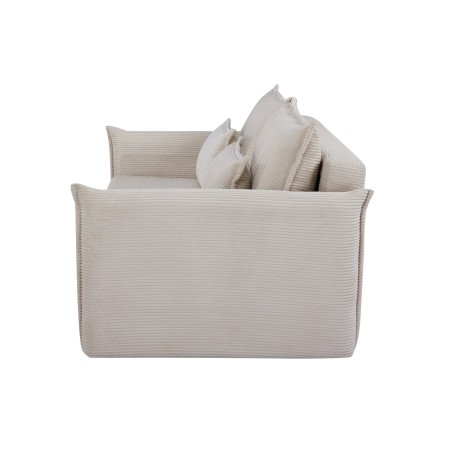 Canapé-lit APARTMENT 215cm 3 places tissu cordé beige