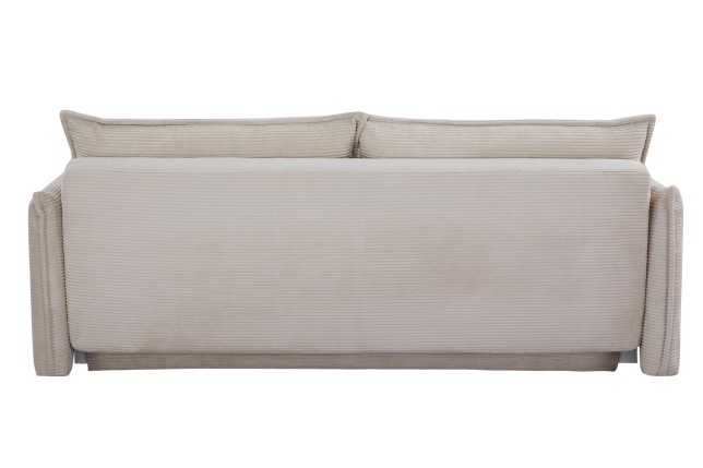 Canapé-lit APARTMENT 215cm 3 places tissu cordé beige