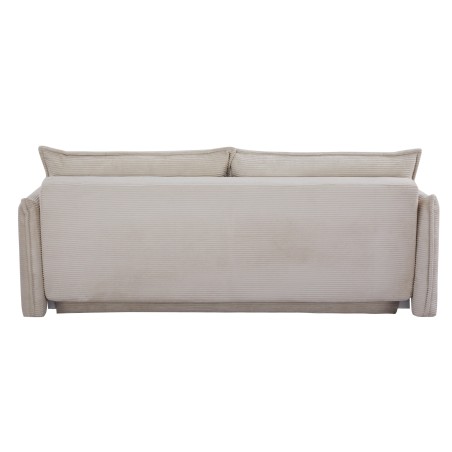 Canapé-lit APARTMENT 215cm 3 places tissu cordé beige