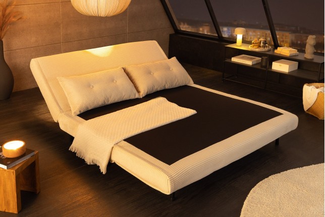 Chaise longue multifonction SMART 140cm corde beige