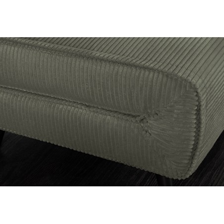 Fauteuil convertible SMART 140cm corde verte - pieds pin