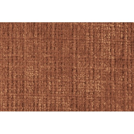 Fauteuil pivotant BIG GEORGE chenille brun rouille