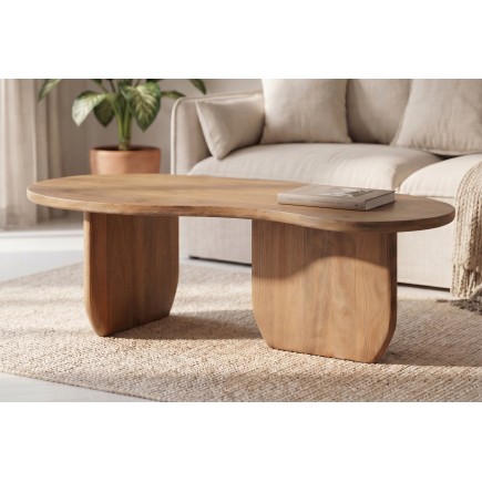 Table Basse Organic 120 cm Bois Manguier | Elsines