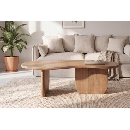 Table Basse Organic 120 cm Bois Manguier | Elsines 2