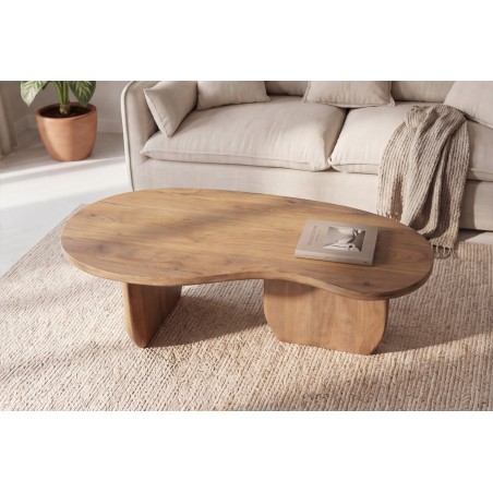 Table Basse Organic 120 cm Bois Manguier | Elsines