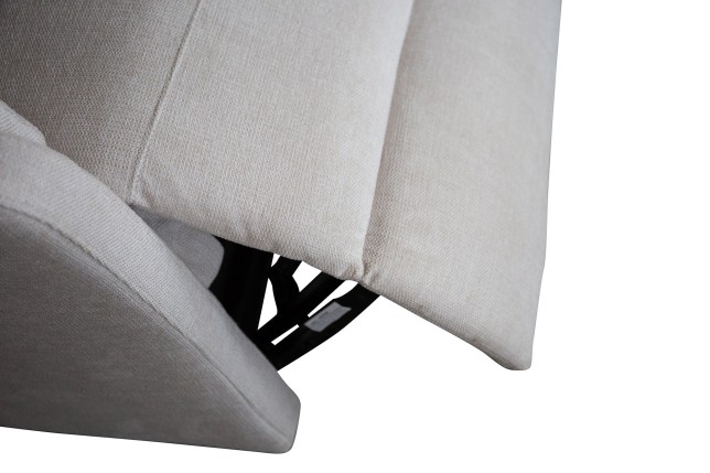 Fauteuil HOLLYWOOD électrique tissu beige - Confort cinéma