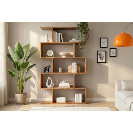 Étagère SNAKE 180cm Acacia Massif Naturel | Design