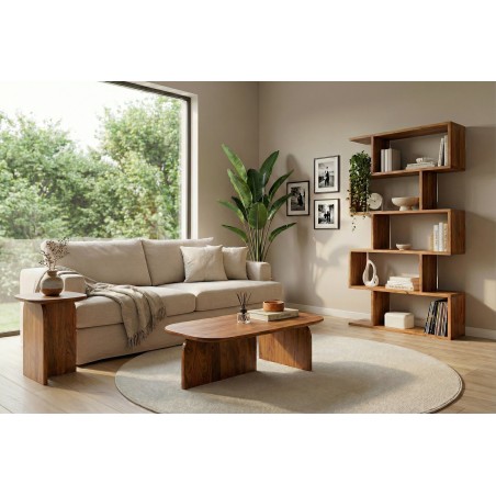 Table basse GATSBY lot de 2 - Acacia massif verni