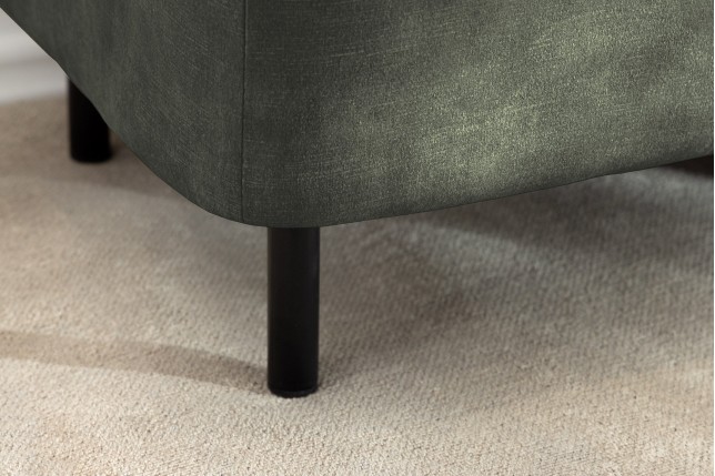 Banc coffre EN VOGUE 120cm velours vert foncé