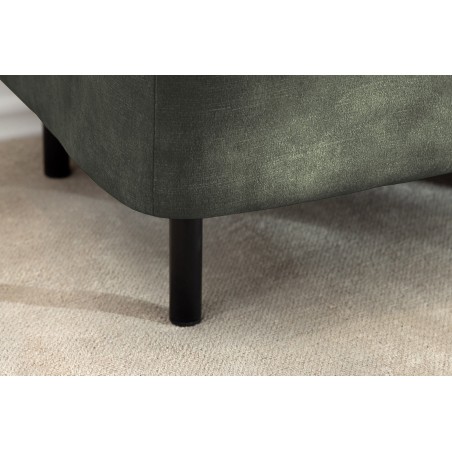 Banc coffre EN VOGUE 120cm velours vert foncé