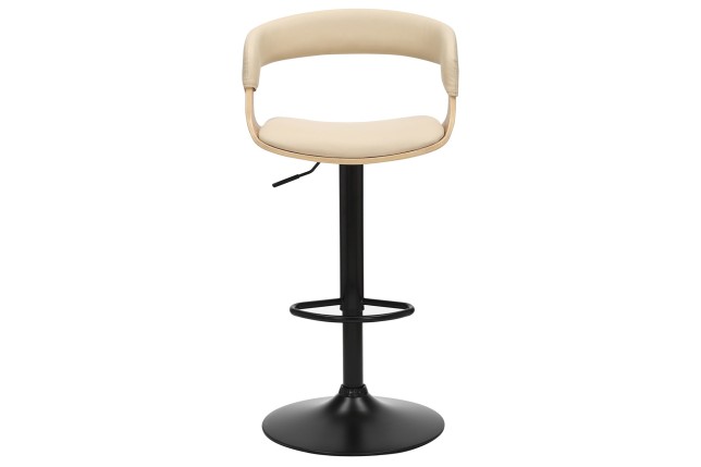 Tabouret de Bar MANHATTAN Pivotant Beige Réglable