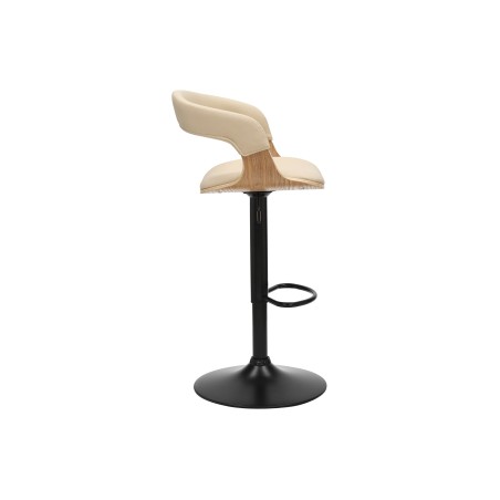 Tabouret de Bar MANHATTAN Pivotant Beige Réglable