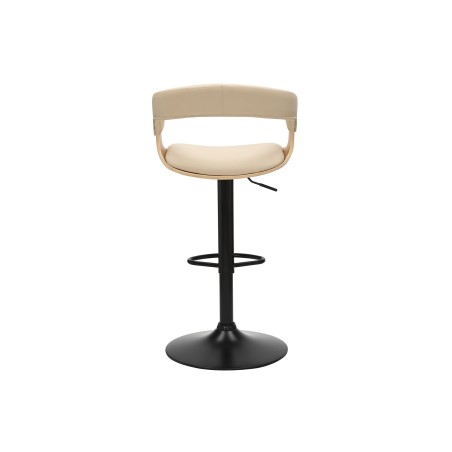 Tabouret de Bar MANHATTAN Pivotant Beige Réglable