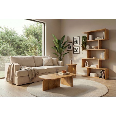 et 2 Tables Basses Gatsby Manguier Brun | Elsines