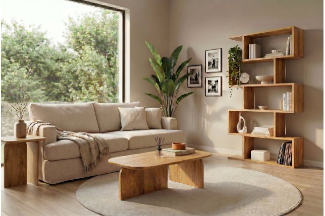 et 2 Tables Basses Gatsby Manguier Brun | Elsines