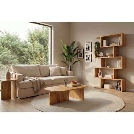 et 2 Tables Basses Gatsby Manguier Brun | Elsines
