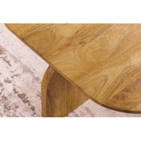 et 2 Tables Basses Gatsby Manguier Brun | Elsines