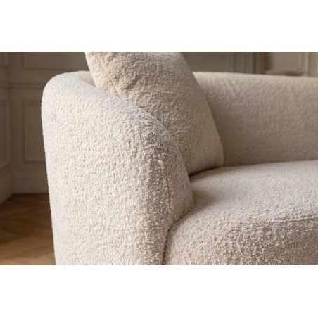 Sofa ELEMENTAL 180cm 2 places bouclé champagne beige