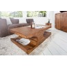 Table basse rectangulaire en bois sheesham  massif 105 cm | Elsines