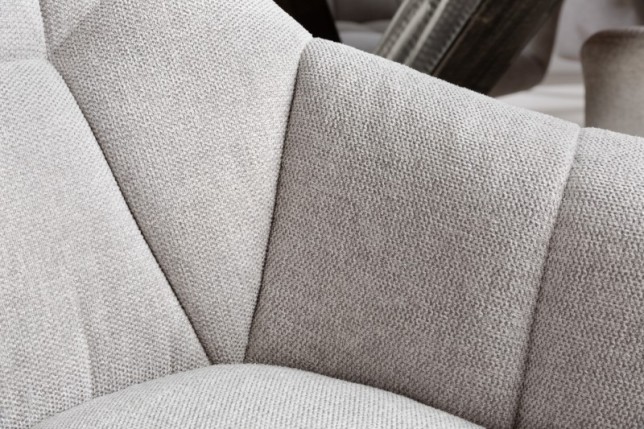 Fauteuil de salle à manger coloris gris