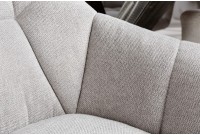 Fauteuil de salle à manger coloris gris