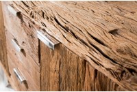 Enfilade design 2 portes 3 tiroirs en bois massif