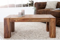 Table basse 100 cm rectangelaire en bois massif