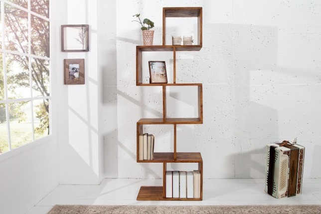 Étagère bibliothéque en bois massif 150 cm
