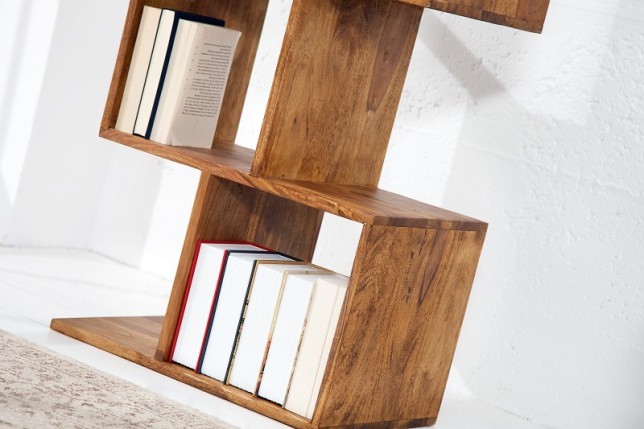 Étagère bibliothéque en bois massif 150 cm