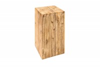 Colonne design naturel de 50 cm en bois massif