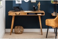 Bureau de 120cm en bois massif coloris naturel
