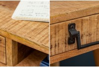 Bureau de 120cm en bois massif coloris naturel