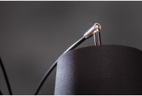 Lampadaire à 5 lampes design coloris doré et noir