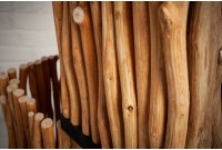 Lampadaire de 154cm en bois massif coloris naturel
