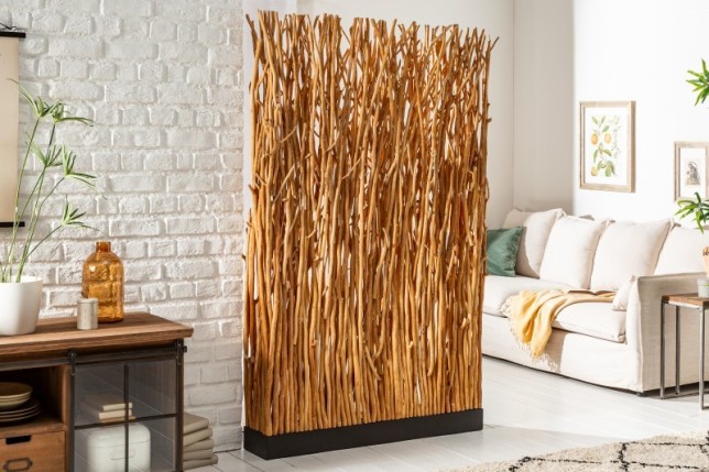 Lampadaire 180cm en bois coloris naturel