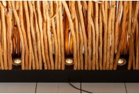 Lampadaire 180cm en bois coloris naturel