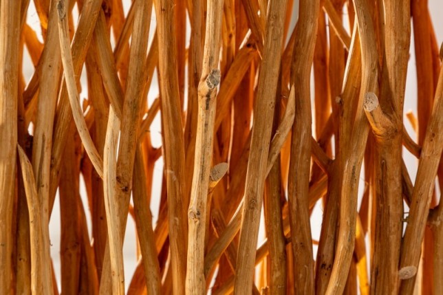 Lampadaire 180cm en bois coloris naturel
