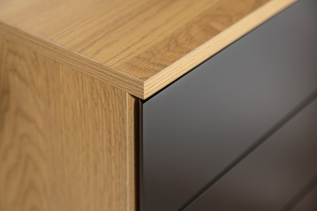 Caisson de bureau à 4 tiroirs coloris noir