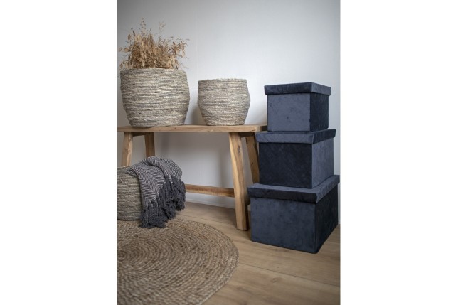 Banc Barcelona en Teck Recyclé Naturel - Pièce Unique 90 cm | Elsines