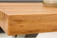 Table basse en bois massif coloris naturel