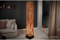 Lampadaire 175cm design en bois longane